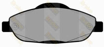 BRAKE ENGINEERING pa1815 -  Комплект тормозных колодок, дисковый тормоз